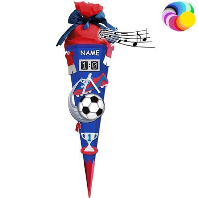 Soccer School Cone Craft Kit with Sound and Personalized Name