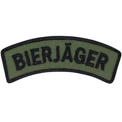 BIERJÄGER Embroidered Military Morale Patch, 70 × 20 mm