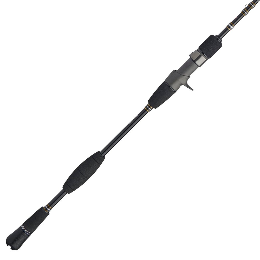 Penn Carnage III Slow Pitch Conventional Rod, Silver/Black/Gold, 1.8 m, Multicolor/Ocean Tides, One Size