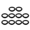 Ruilogod 10-Piece Double-Sided Rubber Ring Seals, Toilet Wire Grommets, 68 x 11 mm view 1