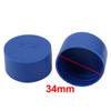 Ruilogod 20-Piece 34 mm Inner-Diameter PE Plastic End Caps, Blue view 2