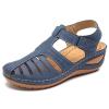 Ecoodisk Women's Vintage Wedge Sandals view 4