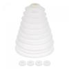 Sourcing Map Rubber Drill Dust Cover, 130 mm, White view 1