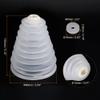 Sourcing Map Rubber Drill Dust Cover, 130 mm, White view 2