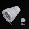 Sourcing Map Rubber Drill Dust Cover, 130 mm, White view 3