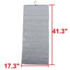 Ruilogod Haus Two-Sided Organizer with 80 Clear Pockets, Jewelry Wall Hanging Bag, Light Gray view 3