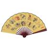 Ruilogod Chinese-Printed Wooden-Framed Folding Fan, Family Retro-Style Poem Decoration Collection view 1