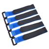 Ruilogod Removable Hook-and-Loop Cable Organizer Straps, 8 in, 5-Pack, Blue view 1