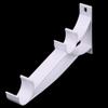 Ruilogod Curtain Rod Wall Brackets, 2-Pack, White view 3
