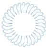 Ruilogod 30-Piece Self-Tapping Ceiling Screw Hooks, Silver-Tone view 1