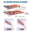 SXSHUN Shrimp Lures for Squid Fishing, Squid Jigs and Octopus Artificial Lures, Assorted Sizes, 10-Pack, 11.5 cm, 14.2 g view 3