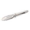 Ruilogod Stainless Steel Scallop-Design 9-Inch BBQ, Buffet, Salad & Grill Food Tongs with Clip Lock view 1