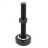 Ruilogod Adjustable Thread-Leveling Fumbel Glide, M16 x 100 mm, Black view 1