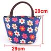 Ruilogod Oxford Fabric Lunch Food Box Picnic Cooler Bag #14 view 2