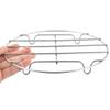 Ruilogod 2-Piece Stainless Steel Cooker Steamer Rack Stand view 2