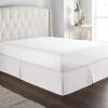 YHWW Ruffled Bed Skirt, 3-Sided Wrap-Around, 200 x 200 cm + 35 cm Drop, Color D view 1
