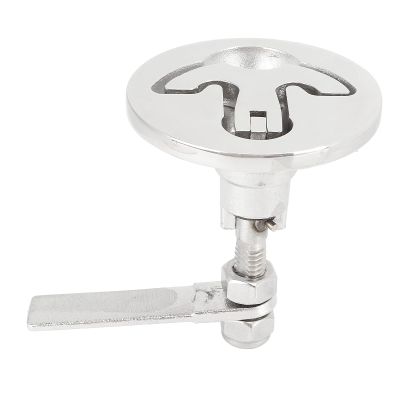 62 mm Silver Boat Hatch Latch, 316 Stainless Steel