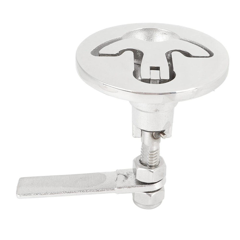 62 mm Silver Boat Hatch Latch, 316 Stainless Steel