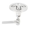 62 mm Silver Boat Hatch Latch, 316 Stainless Steel view 1