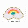 6-Piece Rainbow Iron-On Patch Set view 3