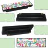 Rectangular Cabinet Knobs, Watercolor Seahorse Design, 4-Piece Set view 2