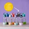 b.box Tritan Water Bottle with Straw, Easy-Grip Design, Leakproof Lid, 600 mL/20 view 3