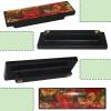 Rectangular Red Butterfly Cabinet Knobs, 4 Pieces view 2