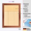 Online-GalleryKing OGK Thirtyfive Picture Frame 16 x 23 cm, Copper Brown, MDF Wood Frame, Anti-Reflective Plastic Glazing view 4
