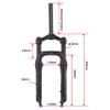 BOLANY Snow Beach 20-Inch 4.0 Fat Bike Air Suspension Fork, 120 mm Travel view 2
