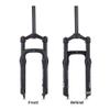 BOLANY Snow Beach 20-Inch 4.0 Fat Bike Air Suspension Fork, 120 mm Travel view 4