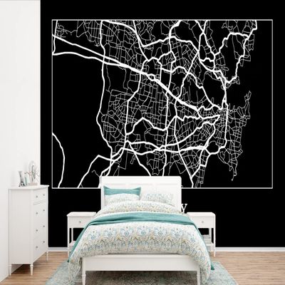 Self-Adhesive Wallpaper Wall Mural Sydney City Map 525 x 350 cm