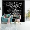 Self-Adhesive Wallpaper Wall Mural Sydney City Map 525 x 350 cm view 2