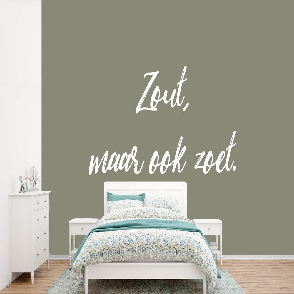 Self-Adhesive Wallpaper Wall Paper Wall Decal Photo Wallpaper Wall Decor 600 x 400 cm Proverbs – Salty, but also s – Quotes – Herbs