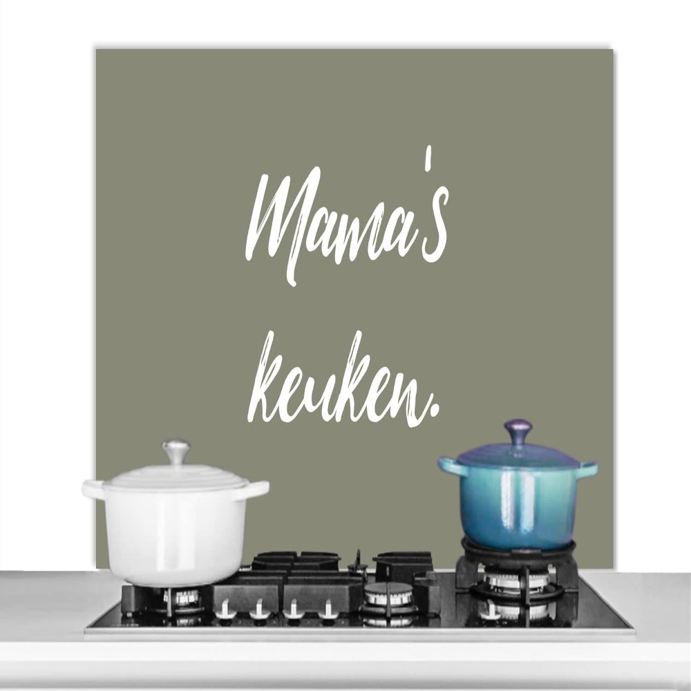 MuchoWow Kitchen Backsplash, Aluminum Poster, 100 x 65 cm – Mom's Kitchen