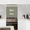 MuchoWow Kitchen Backsplash, Aluminum Poster, 100 x 65 cm – Mom's Kitchen view 2