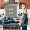 MuchoWow Kitchen Backsplash, Aluminum Poster, 80 x 55 cm, “Grandma’s Kitchen” Quote view 3