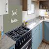 MuchoWow Kitchen Backsplash, Aluminum Poster, 80 x 55 cm, “Grandma’s Kitchen” Quote view 4