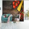 Self-Adhesive Photo Wallpaper, Noodles & Tomato, 600 x 400 cm view 2