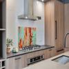 MuchoWow Rust Iron Industrial Kitchen Backsplash, Aluminum Poster, 100 x 65 cm view 3