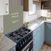 MuchoWow Kitchen Backsplash Aluminum Poster 90 x 60 cm Quote - "Here, I wanted tacos, now I'm eating some. Fulfill your dreams." - Sayings - Olive Green view 4