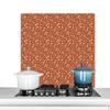 MuchoWow Terrazzo Aluminum Kitchen Backsplash, 90 × 60 cm view 1
