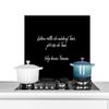 MuchoWow Kitchen Splash Guard Aluminum Backsplash Poster 70 x 50 cm – Follow Your Dreams Taco Quote view 1
