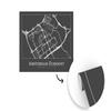 Self-Adhesive Photo Wallpaper, Amsterdam-Zuidoost City Map, 275 x 220 cm view 3