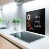 MuchoWow Kitchen Backsplash Aluminum Poster 60 x 40 cm – “Coffee Is Always a Good Idea” view 2