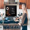 MuchoWow Kitchen Backsplash Aluminum Poster 60 x 40 cm – “Coffee Is Always a Good Idea” view 3