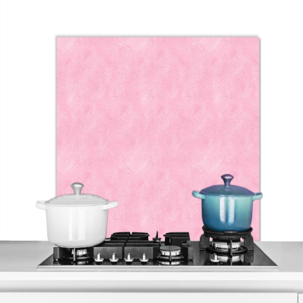 MuchoWow Kitchen Splashback 90x60 cm, Aluminum, Leather Texture, Animals