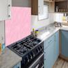 MuchoWow Kitchen Splashback 90x60 cm, Aluminum, Leather Texture, Animals view 4
