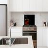 MuchoWow Kitchen Splashback Aluminum Poster 70x50 cm Tea - Black - Drinking view 4