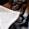 Lolosale Soft Microfiber Tiger-Print Throw Blanket, Plush Flannel, 130 x 150 cm view 4