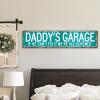 Wooden Sign "Daddy's Garage If He Can't Fix It We're All Screwed," Rustic Vintage Style, 15.2 x 61 cm view 4